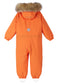 REIMA TEC+ Winteroverall/Skianzug <br>Trondheim <br>Gr. 110 bis 140 <br>extra robuster Po- und Knie/Schienbeinbereich <br> Taille regulierbar <br> Druckknopf am Beinende<br>auch ohne Kunstpelz tragbar <br>abnehmbare Fuss-Schlaufen<br> WS 10'000 mm