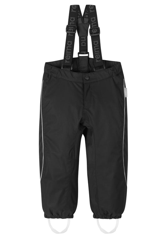 REIMA TEC Kinder Regenhose mit Träger Varsi schwarz 5100167A-9990